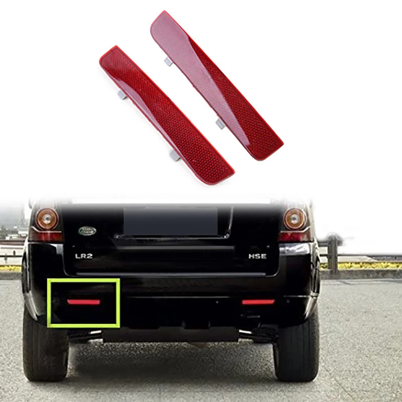 1 Pair Rear Bumper Red Reflector for Land Rover Range Rover L322 Freelander Part Number: LR006349 L