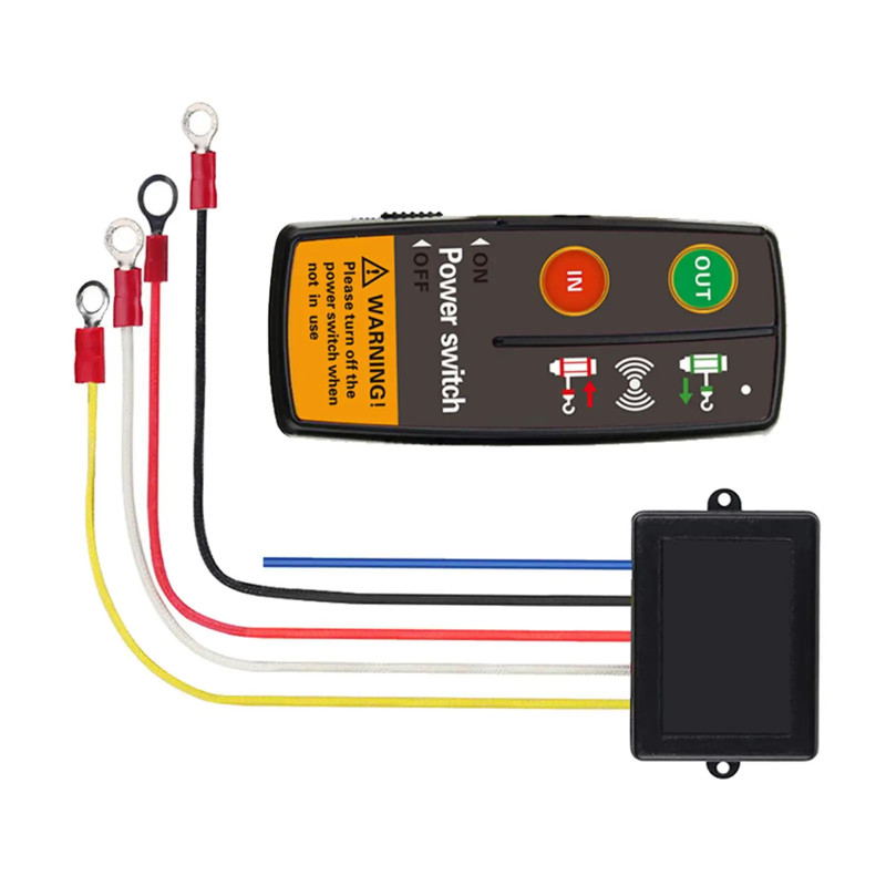 Wireless Winch Remote Control Set Long Range 12V 24V Premium Spare Parts Winch Remote Control for C