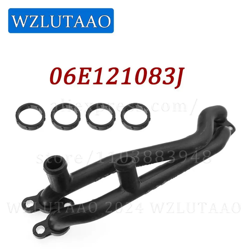 Supercharger Coolant Tube Hose Set 06E121083N 06E121083J 06E121083A For Audi A4 A5 A6 A7 A8 Q5 Q7 A