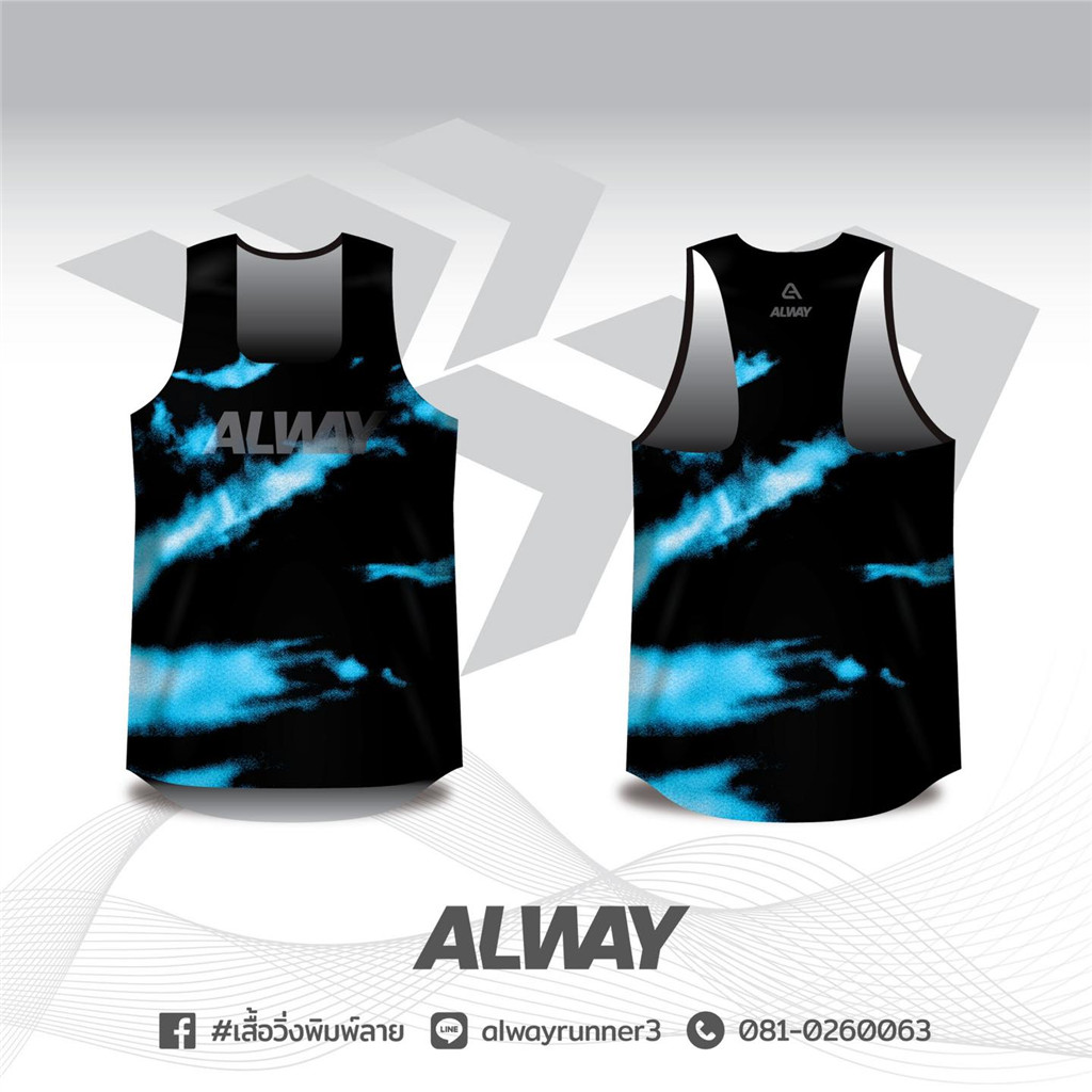 เสื้อสเวตเตอร์แขนกุดพิมพ์คำว่า ALWAY 002