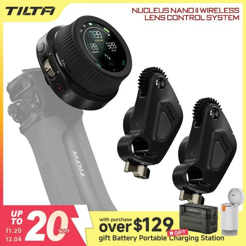 INSTOCK TILTA Nucleus N 2.0 2 PCS มอเตอร์ชุด WLC-T05 ระบบควบคุมเลนส์ไร้สายตามโฟกัส Nucleus Nano สําห