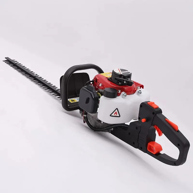 Brush Cutter Hedge Trimmer 22.5Cc Gasoline Double Edge Knife Trimmer 0.65KW Garden Hand Tools Pruni