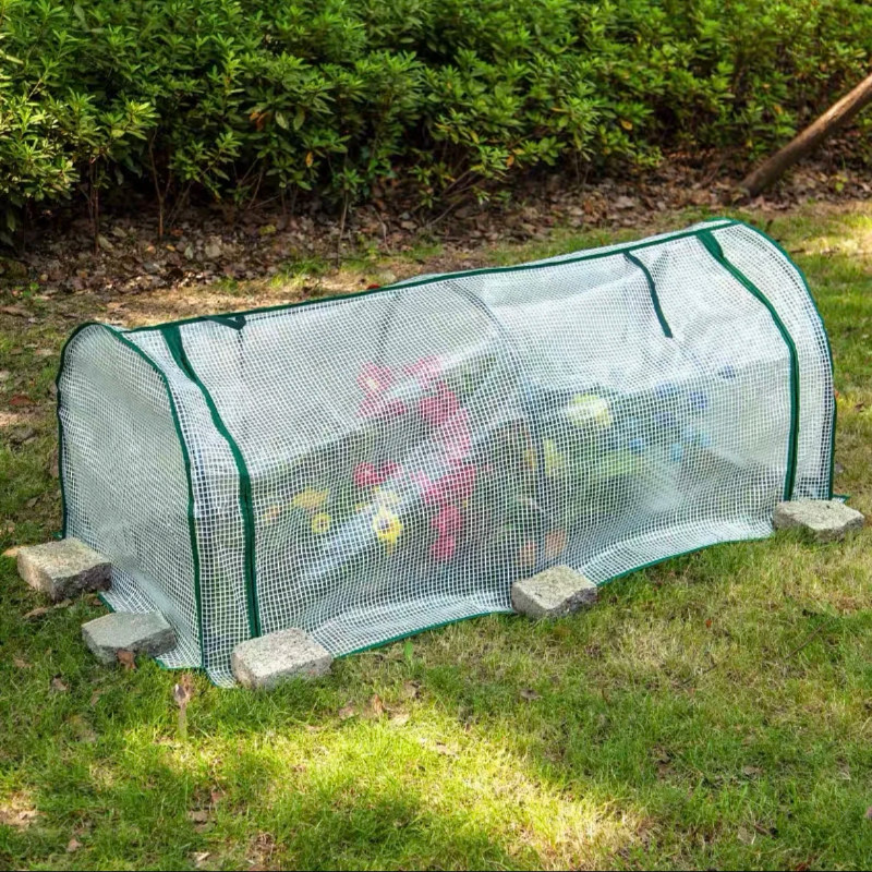 130x60x50cm Garden Tier Removable Steel Frame Household Plant Grow Greenhouse PVC Cover with Zipper