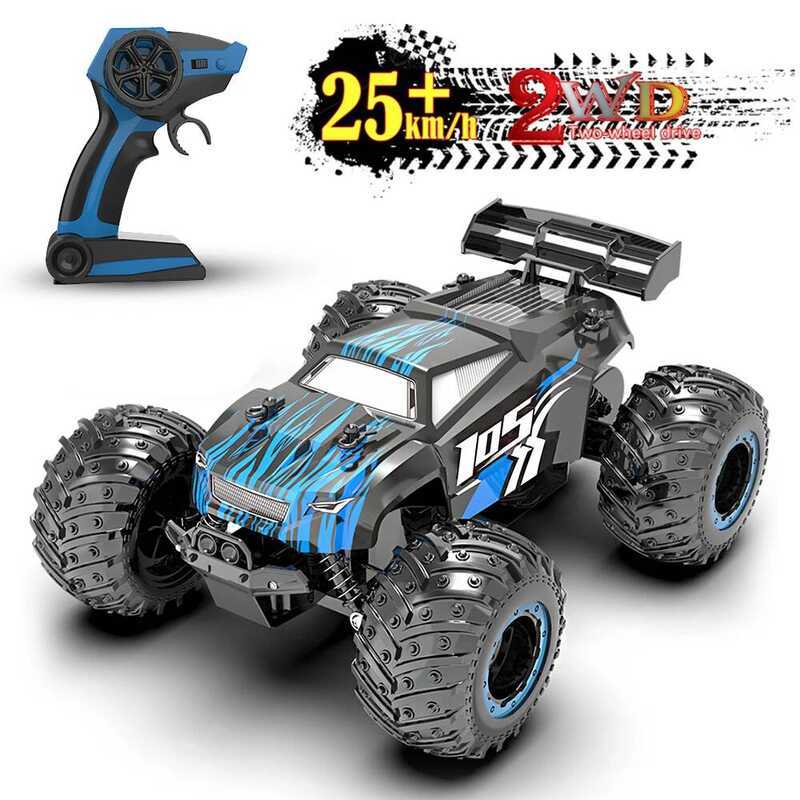 C JJRC Q105 1:18 Remote Control Car 25Km/H With Led Lights 2.4G Inductor RC Off-Road Cars High Spee