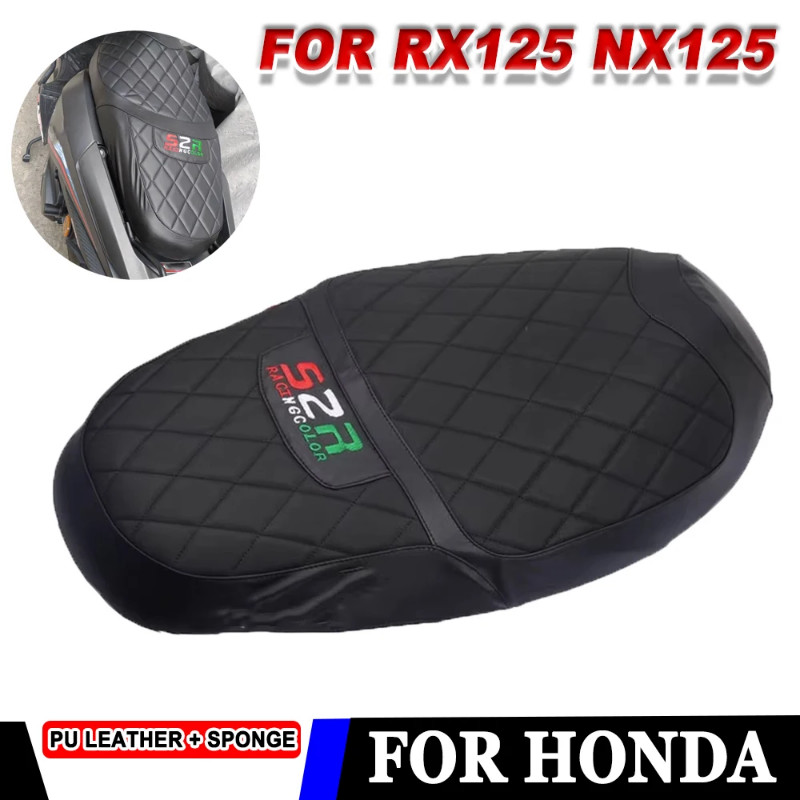 For HONDA RX125 NX125 NX RX 125 Motorcycle Accessories Leather Thickened Sponge Seat Cushion Cover