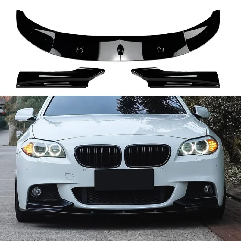 Car Front Bumper Lip Splitter Diffuser Lip Canard Body Kit Spoiler Bumper For BMW 5 Series F10 F11