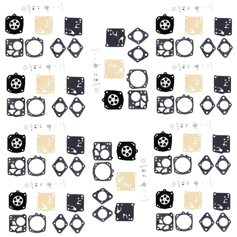 10Pc Carburetor Rebuild Kit Tillotson RK-23HS RK-17HS HS-4B HS-4D HS-96A HS-125B HS-135B HS-142A HS