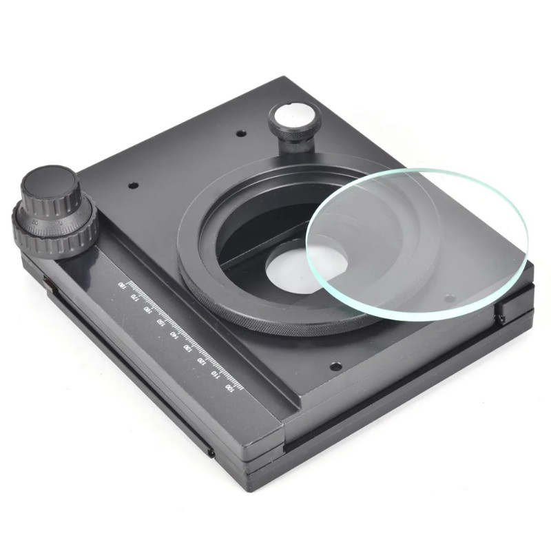 XY Fine-Tuned Rotary XY Stage For Industrial Camera Stereo Microscope Stage Precision Micrometer Mo