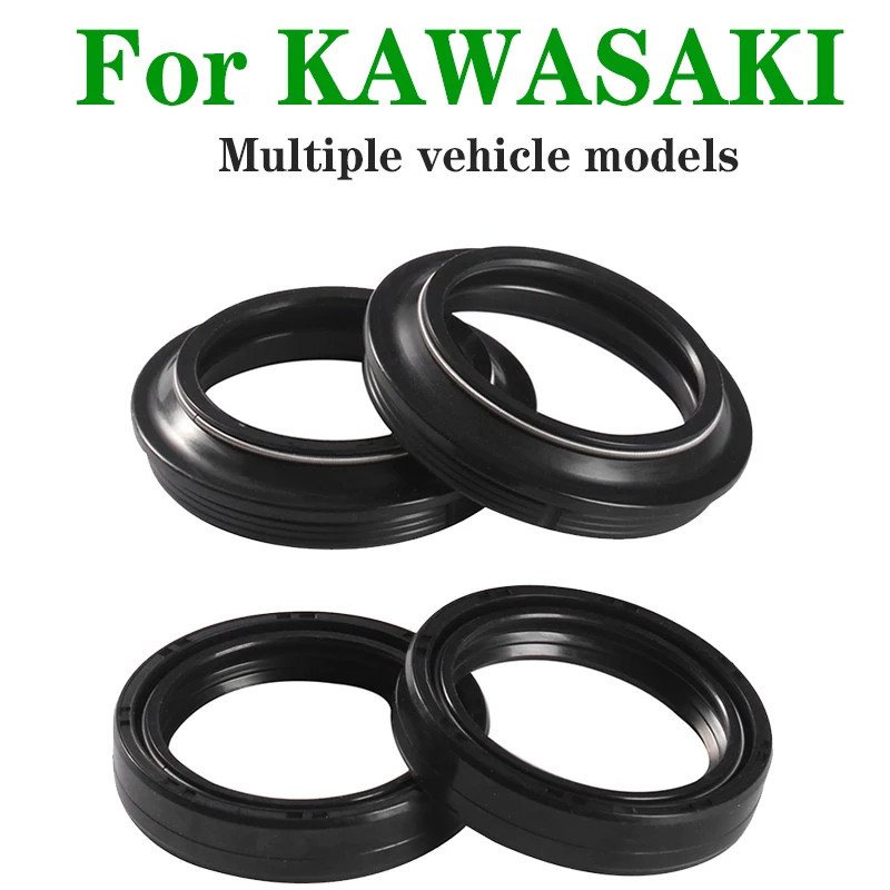For KAWASAKI ZX750  ZX-7R 1991-1994 ZX900 Ninja ZX-9R 1994-1997 Front Fork Oil Seal & Dust Cover fr