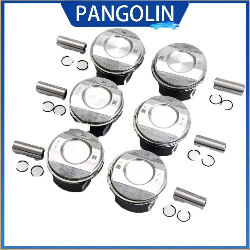 PANGOLIN Piston Kit for Mercedes Benz E350 ML300 R350 S350 C300 C350 CLS300 CLS350 SL350 SLK350 3 5