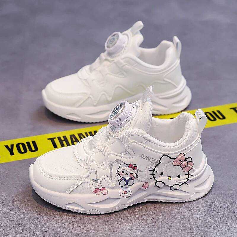 C Hello Girls Shoes Sneakers For Children Student Casual Basketball Shoes Kid Sneakers Running Fash