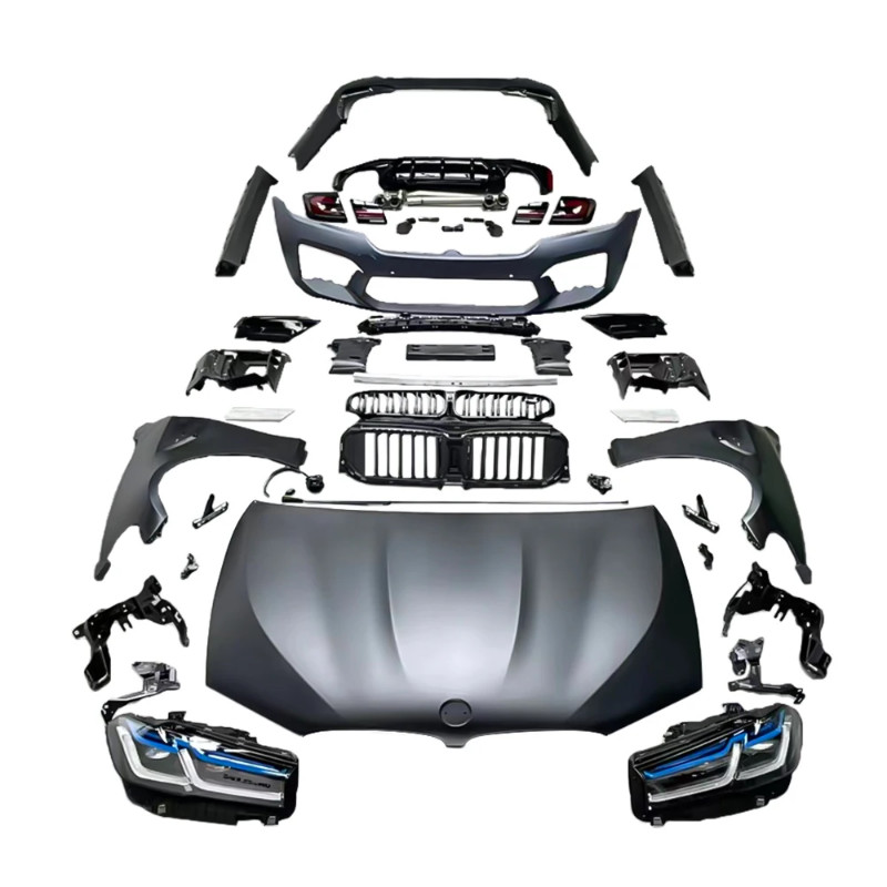 5 series F10 Upgrade to 2022 G30 Body Parts For BMW Old model upgrade To New Body Kit for Car Bumpe