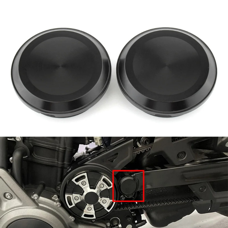 1Pair Motorcycle Swingarm Pivot Bolt Nut Covers For Harley Davidson Nightster 975 RH975 2022-2023