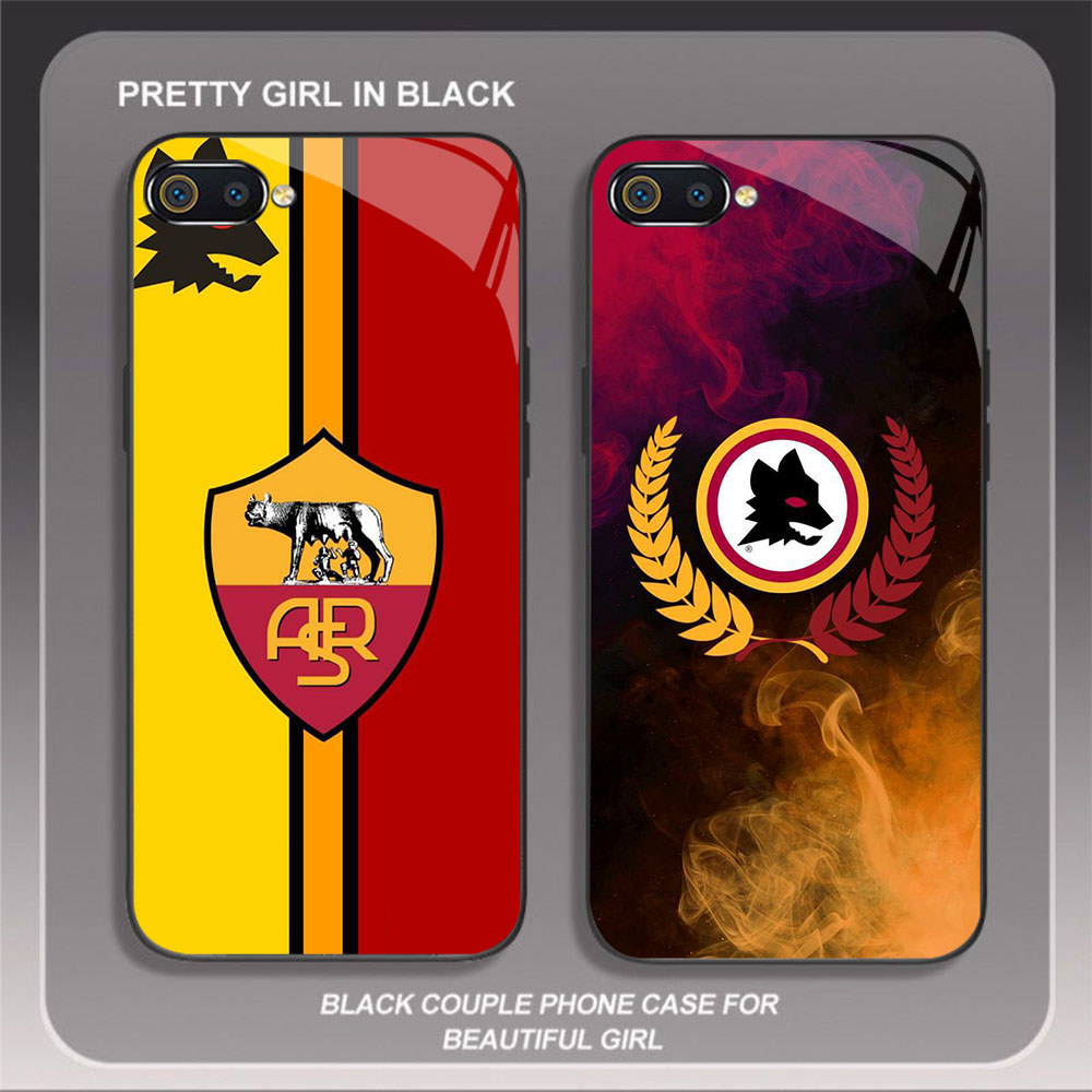 HK-23 FC RomaGlass GLASS Casing สําหรับ OPPO Realme A3S A5 A12E C2s C2 C1