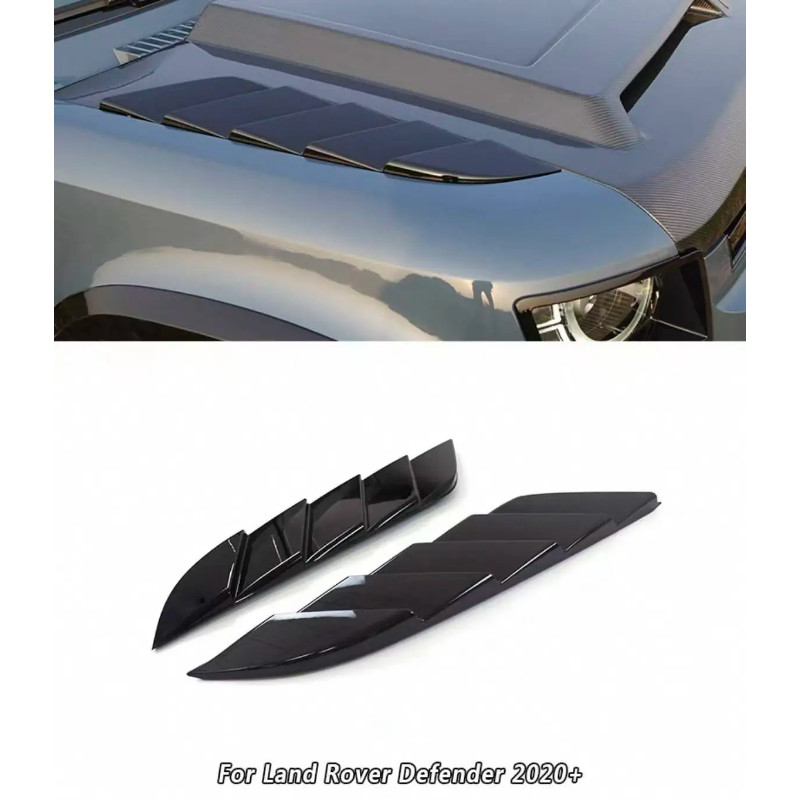 For Land Rover Defender 90 110 2020-2025 L663 bonnet decoration panel front spoiler accessories