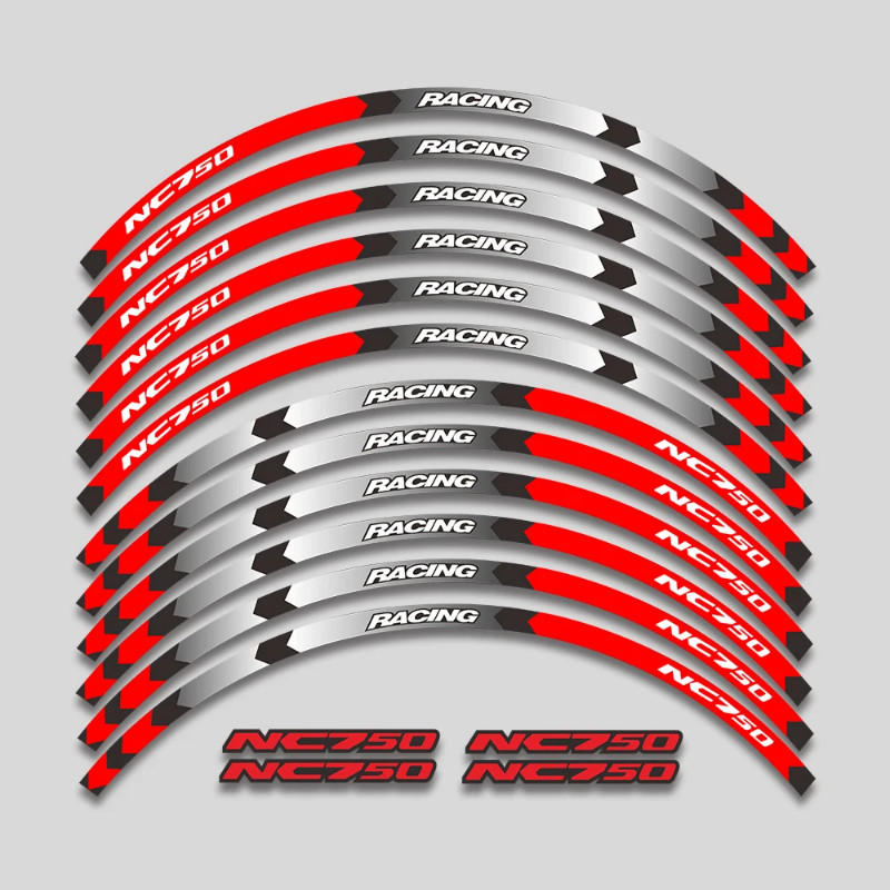 For HONDA NC750S NC750X NC750 NC 750x 750s 750 X S Motorcycle Accessories Stickers Wheels Hub Decal