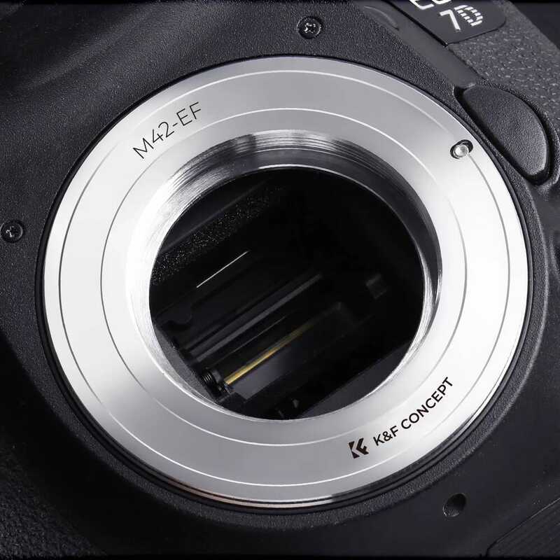 ▥ K & อะแดปเตอร์เลนส์สำหรับ M42 Nikon i NIK G Contax Yashica C/Y Olympus OM LENS TO Canon EO