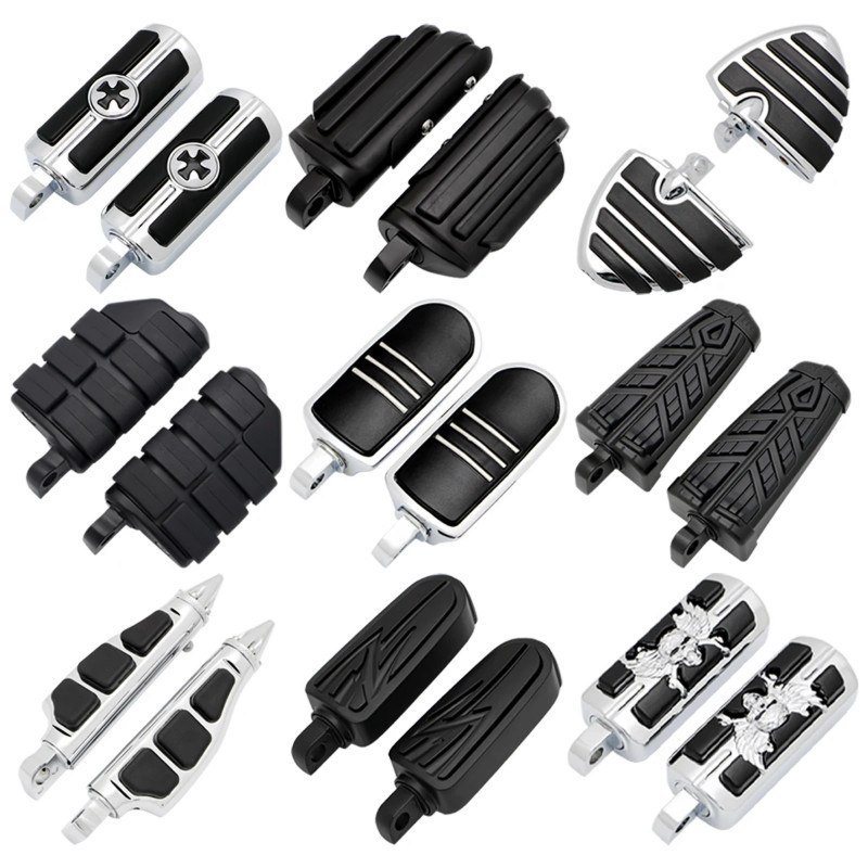 Motorcycle Footpegs Footrest Pedal For Harley Sportster Iron XL883 1200 X48 XG750 Touring Dyna Fat