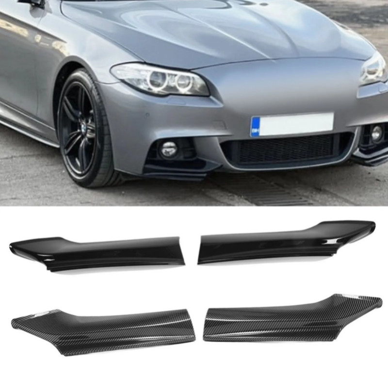 Pair of Front Bumper Lip Spoiler Reduce Wind Resistance Bumper Corner Splitter for  5 Series F10 F1