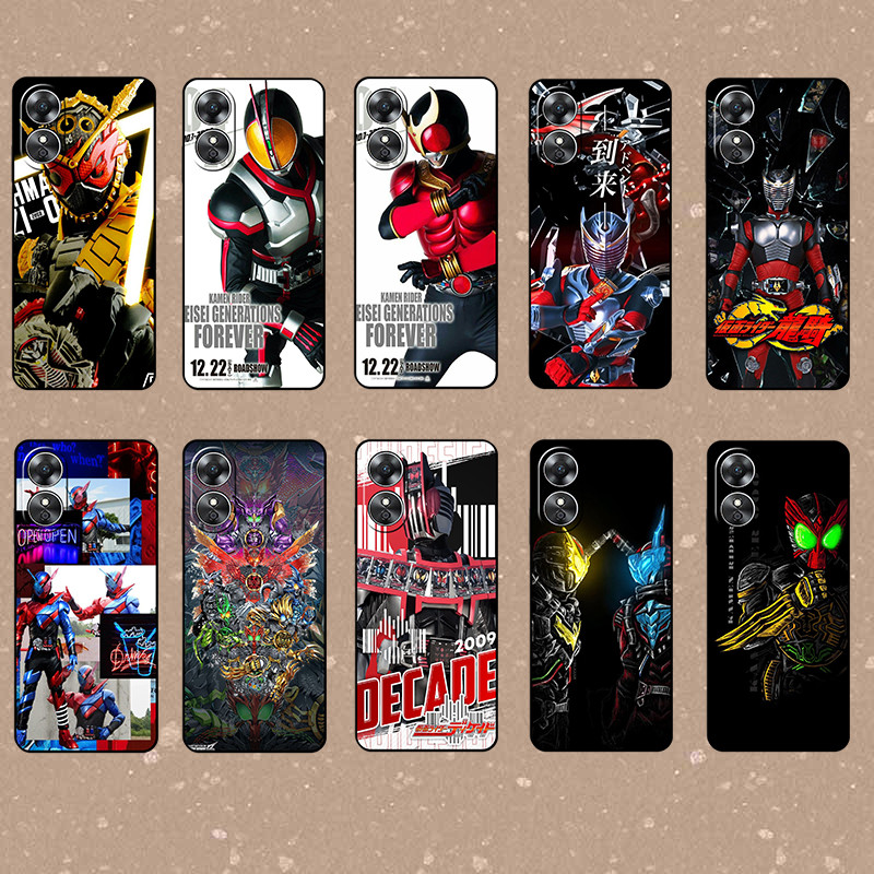 สําหรับRealme 9 Pro Plus 9i 4G 12 Lite 12X 12 + 13 Kamen Rider Seriesเคสโทรศัพท์ส่วนบุคคล