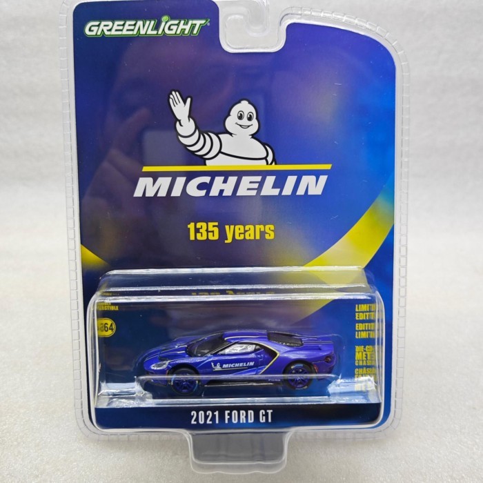 สีเขียว 1: 46th Anniversary Series 17-2021 Ford GT-Michelin 135th Anniversary Edition Out of Print M