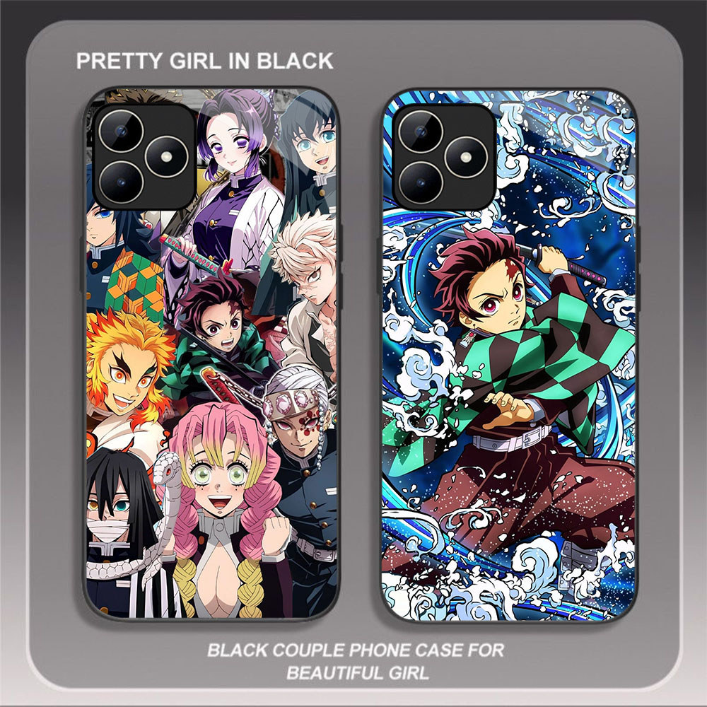 HK-54 Demon Slayer X แก้วแก้วสําหรับ OPPO Realme Narzo 50A A3i C53 6 C35 A3X N53 GT A40 C31 Prime 5G