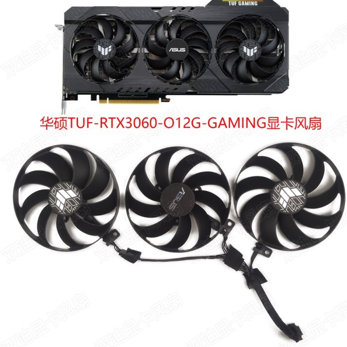 ASUS/ASUS TUF RTX3090 3080 3070 3060 GAMING พัดลมการ์ดกราฟิก CF9010U12D