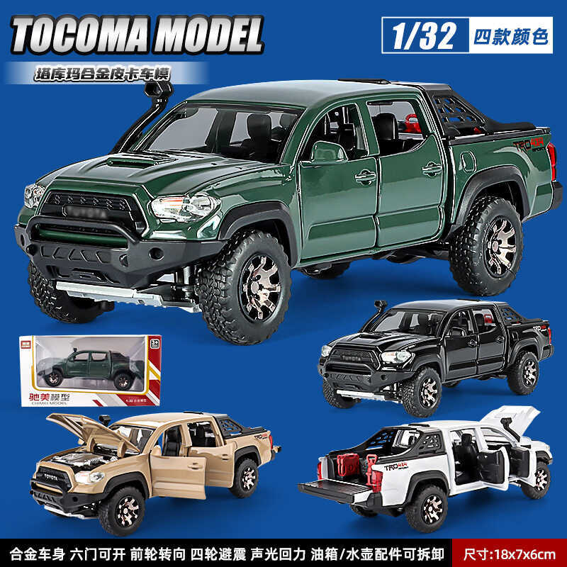 Chimei 1: 32 Takuma รถจําลองรถกระบะรุ่นซื้อส่งออกตกแต่งรถโลหะผสมของเล่นเด็กรถ
