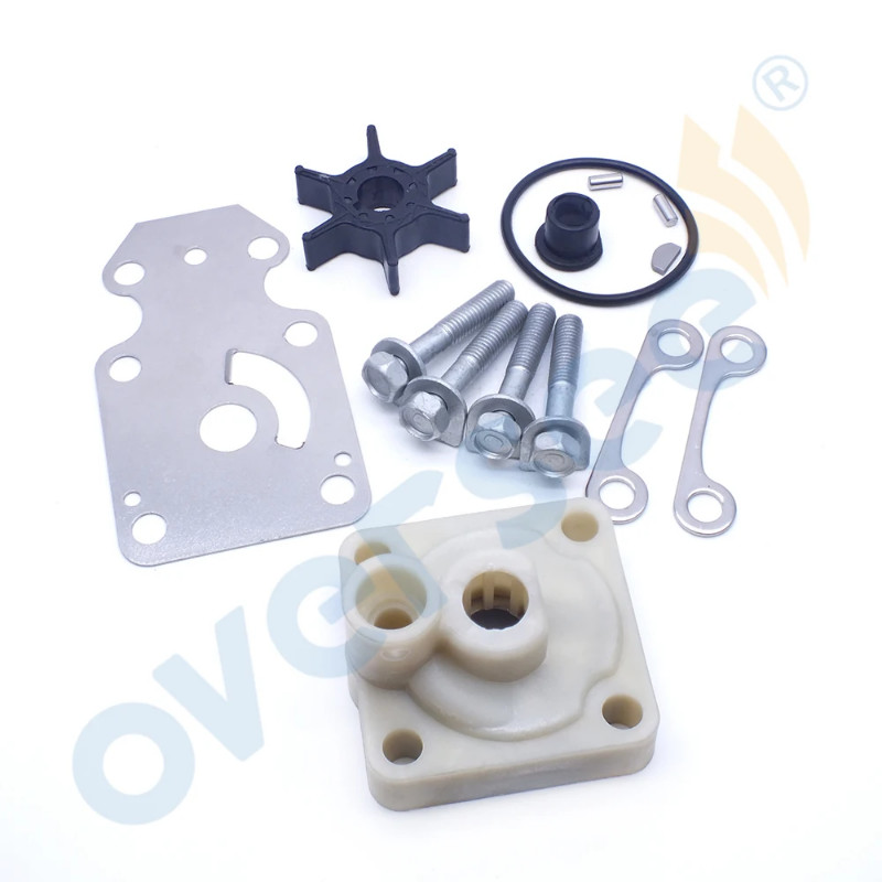 6AH-W0078 Water Pump Impeller Kit For Yamaha Outboard Parts 4T 15HP 25HP F15C F20B F9.9H 6AH-W0078-