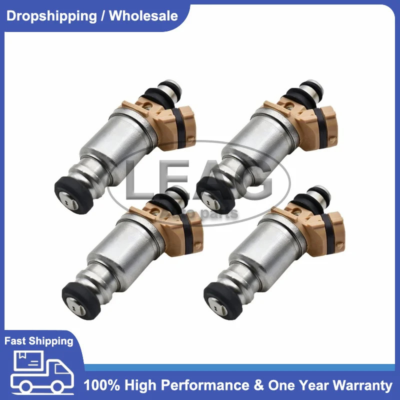 4pcs Engine Parts Injection Valve Fuel Injectors Nozzle for Toyota Corolla AE110 4AFE 5AFE 23250-16