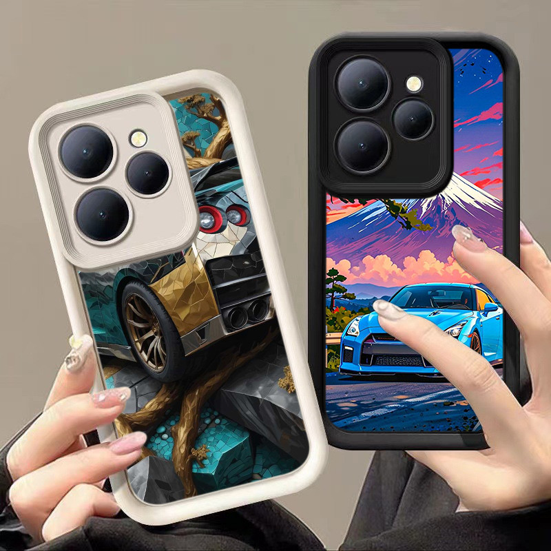 สำหรับ Infinix Smart 9 8 7 6 Hot40i Spark 10C 20C 20 เคสโทรศัพท์มือถือ ดวงตานางฟ้า กรณ AB90 Sports c