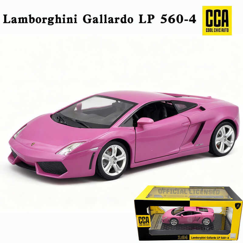 Caipo 1/24 Lamborghilado LP560-4 รถรุ่นเสียงของเล่นรถลูกวัวรถสปอร์ต