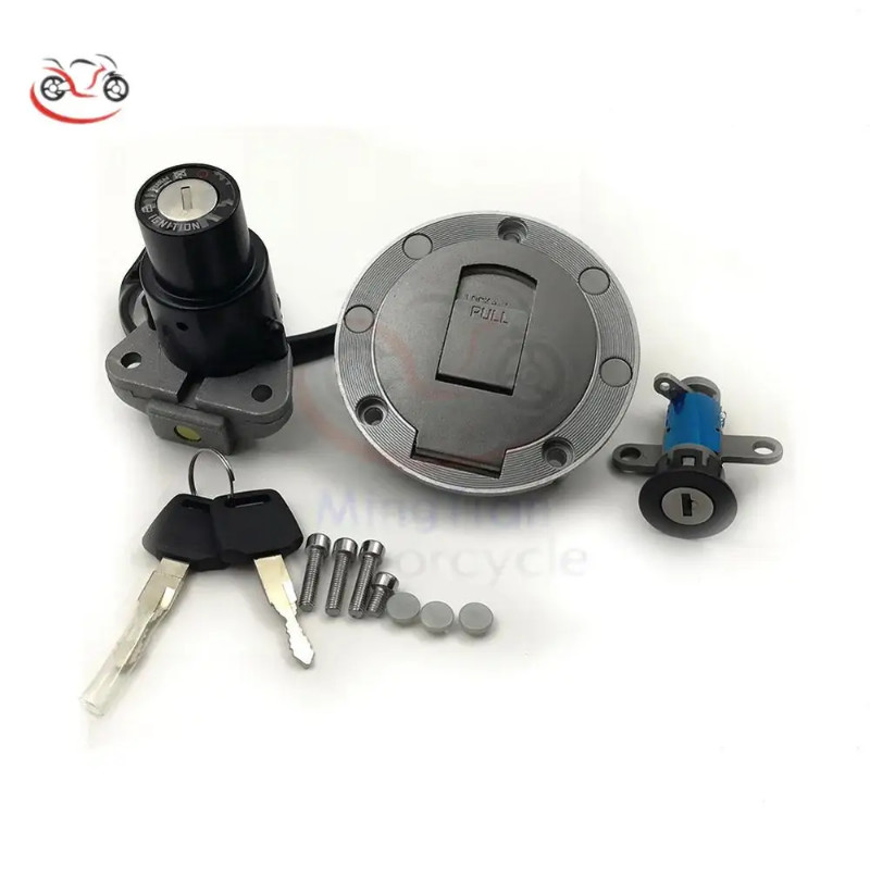 Motorcycle Ignition Switch lock Gas Tank Cap Cover Seat Locks Keys Set For YAMAHA TZR125 TZR 125 TZ