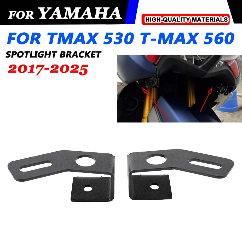 For Yamaha Tmax 530 Tmax 560 Tmax530 Tmax560 2017 2018 2019  - 2025 Fog Lights Auxiliary Bracket Dr
