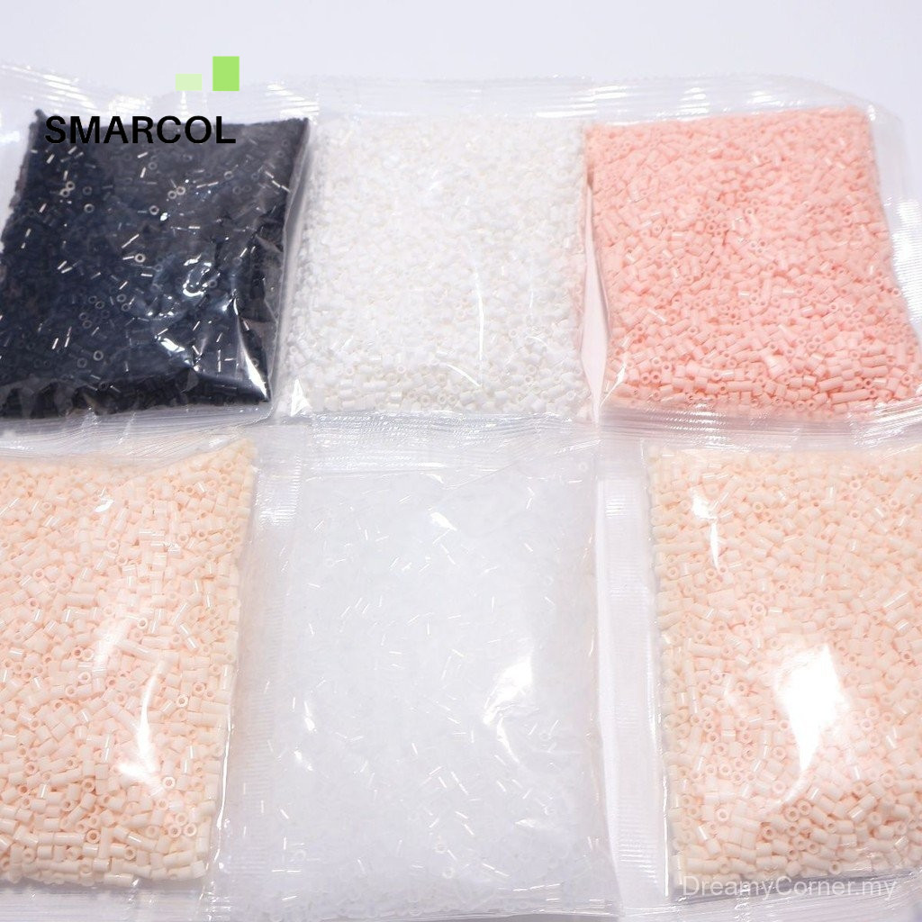 พัสดุเติมเม็ดบีทสีขาวดำและเหลืองขนาด 2.6 มิลลิเมตร จำนวน 5000 เม็ด