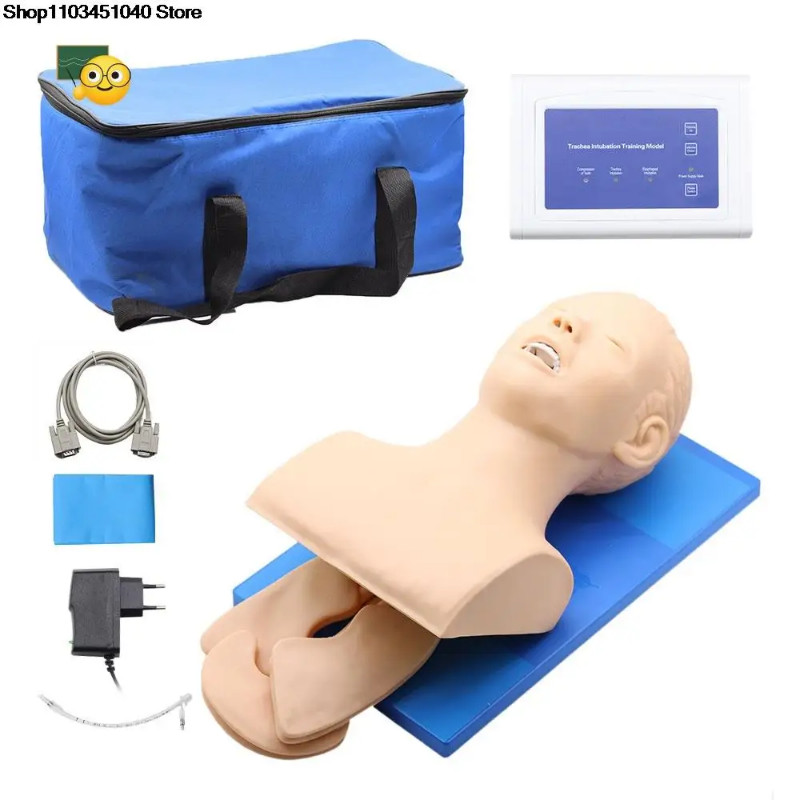 Electronic Human Tracheal Intubation Model Oral Nasopharyngeal Adult Airway Emergency Medical Nursi