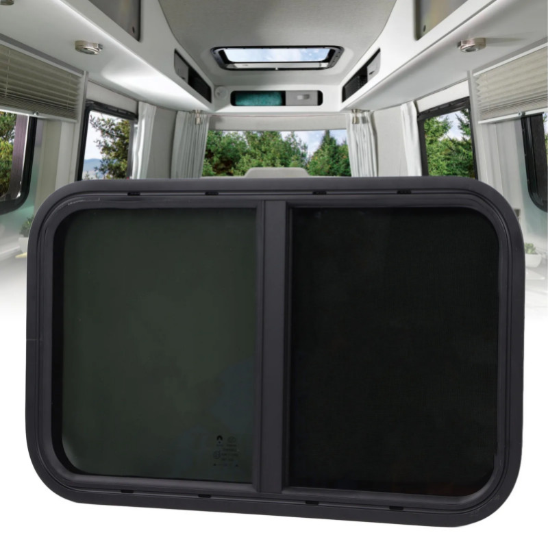 RV Window RV Window Replacement Round Corners Slide with Insect Screen for Trailer  Trailer Window