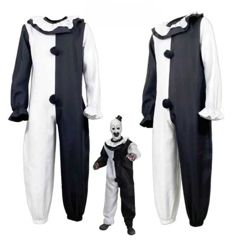 C Halloween Costume Broken Soul Clown Cos Suit Horror Movie Cosplay Halloween Costume Stage Perform