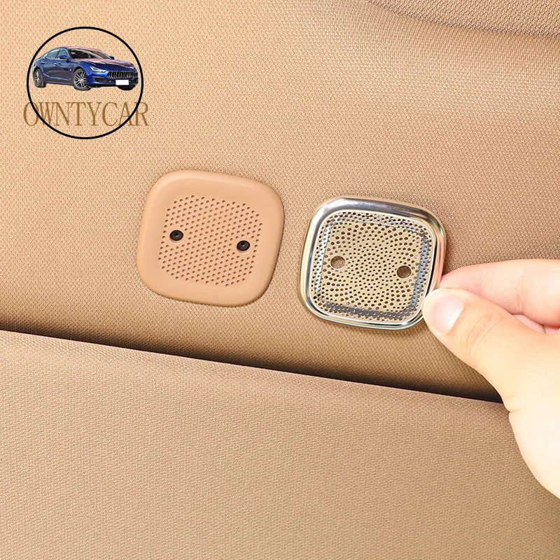 For Land Rover Range Rover Sport  Vogue L460 2023 Stainless Steel Car Roof Speaker Decoration Cover