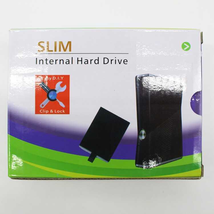 XBOX360Slim Neutral Thin Machine Hard Disk 5 ประเภทหน่วยความจํา 360 ฮาร์ดดิสก์การค้าต่างประเทศรุ่นขา