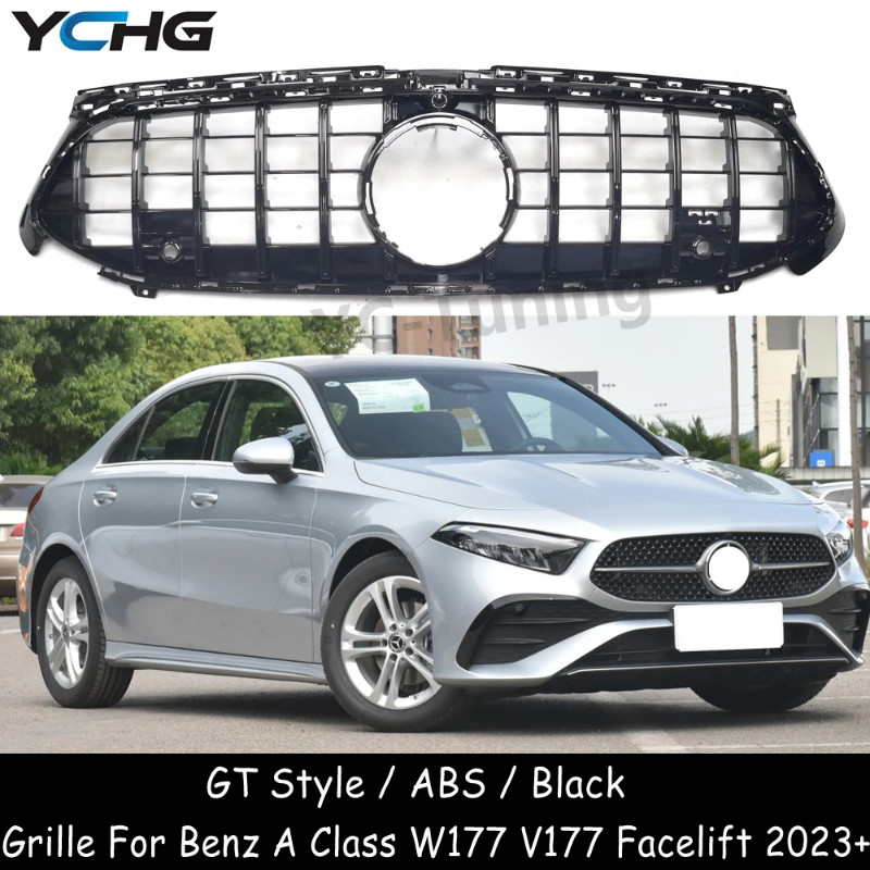 W177 2023 2024 GT Grille For Mercedes Benz A Class W177 V177 facelift A180 A200 A220 A35 GT Style F