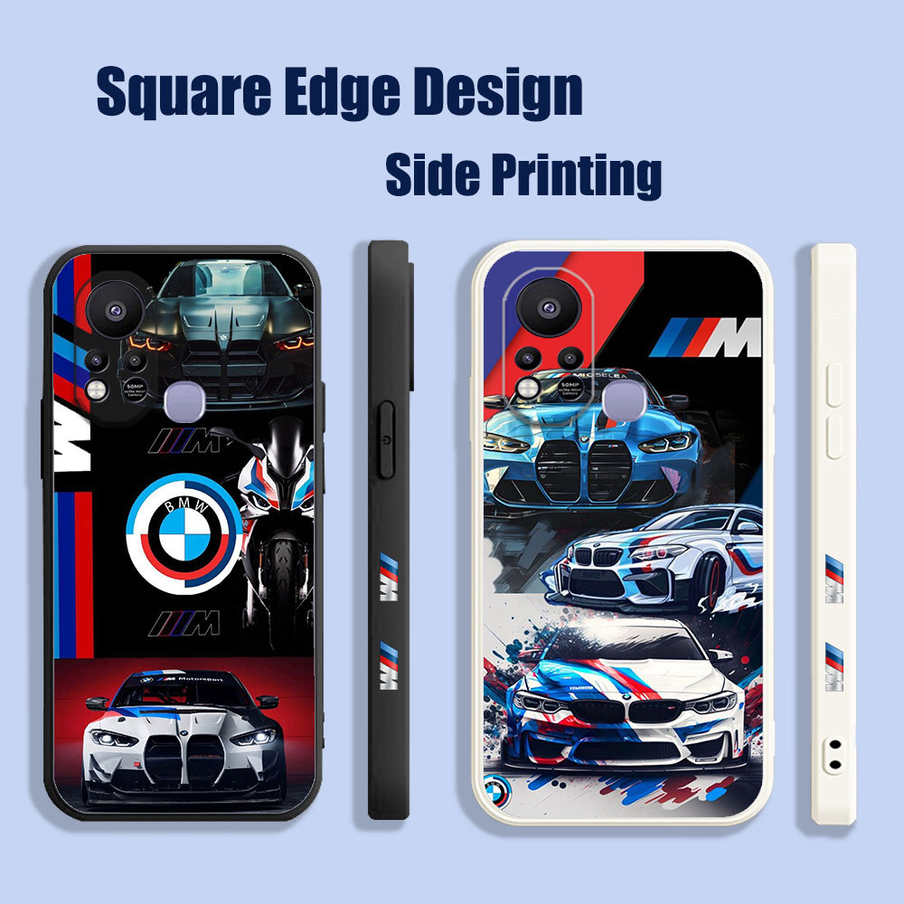 ปลอกสําหรับ iPhone 6 Plus 11 Pro 12 14 13 Pro Max 8 Plus Se Bmw M4 Gt4 MSK12 เคสโทรศัพท์ขอบสี่เหลี่ย