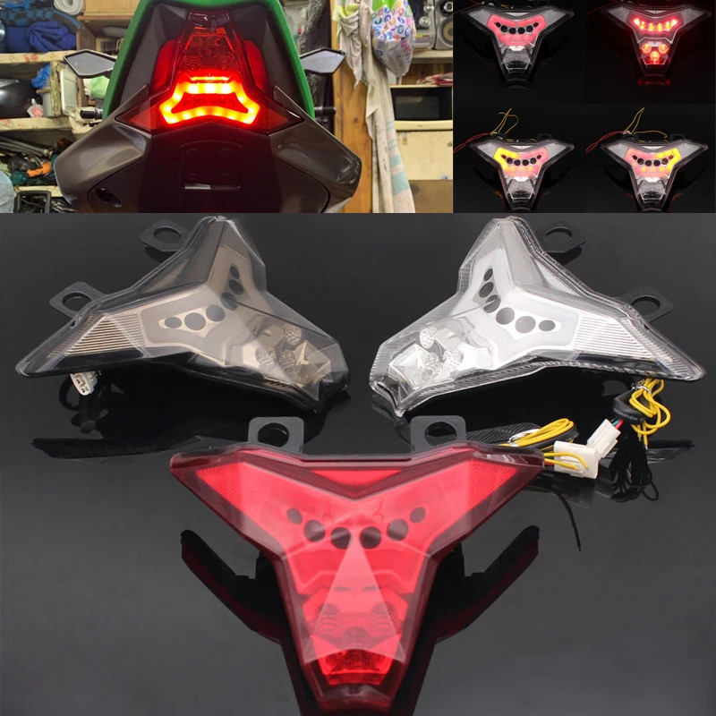 LED Taillight For KAWASAKI Z1000 Z1000R Z400 NINJA 400 ZX6R ZX10R Motorcycle Accessories Integrated
