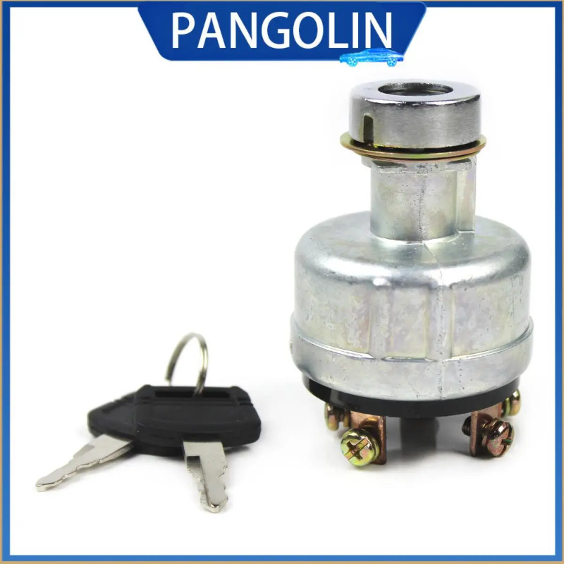 PANGOLIN Starter Key Ignition Switch for Hitachi Excavator EX2001 6 Pin Connector Durable Construct