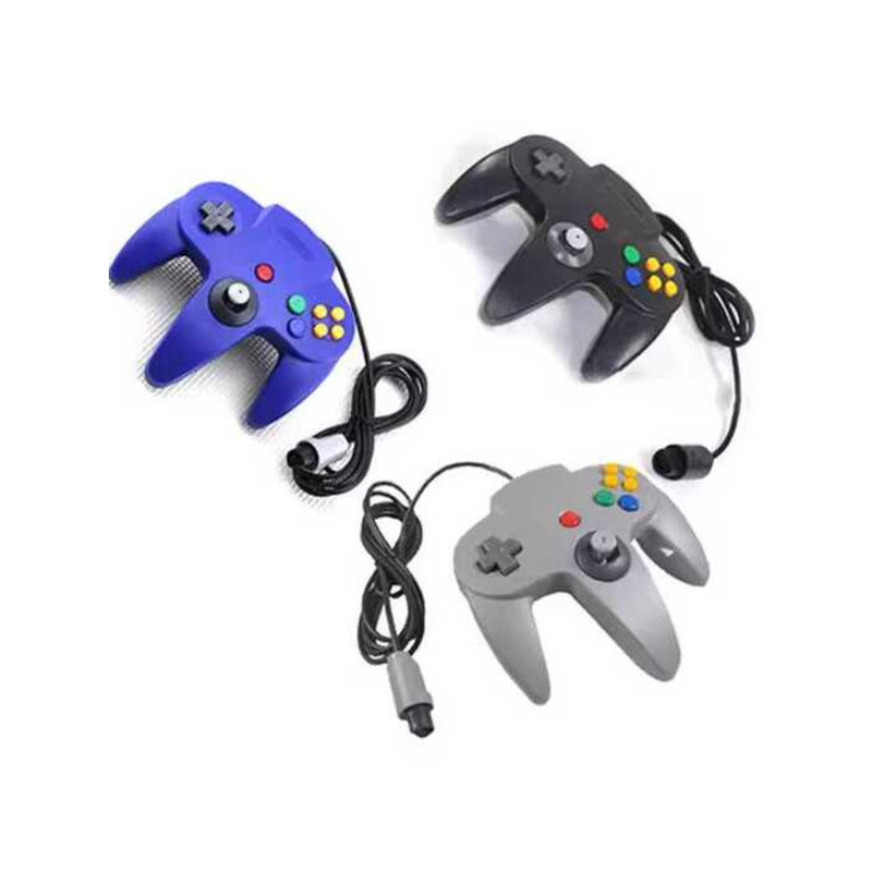 N64 Handle Wired Gamepad อินเทอร์เฟซโฮสต์ USB รองรับการเชื่อมต่อคอมพิวเตอร์ N64game controller