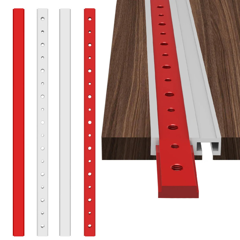 T-Slot Miter Track Jig Aluminum Miter T-Track Slider 30/45 Type T-slot T Screw Fixture -Track Bar f