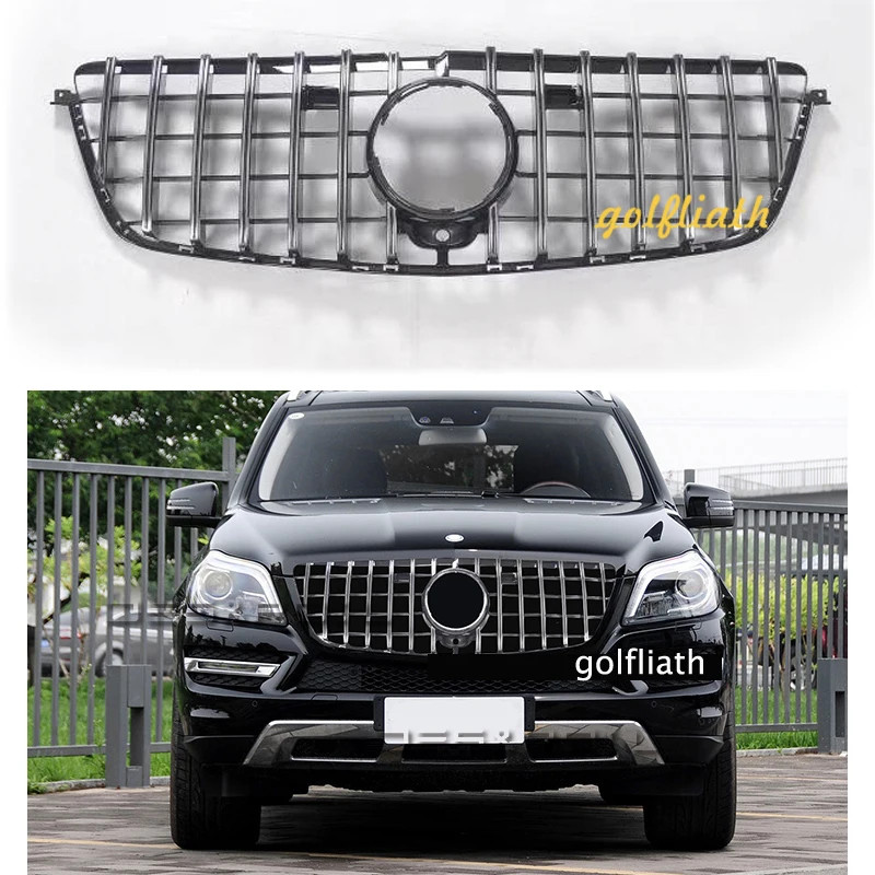 GL class X166 GT R grille for Mercedes GL X166 GL 500 GL550 GL63 SUV Grid GL pre-facelift lattice 2