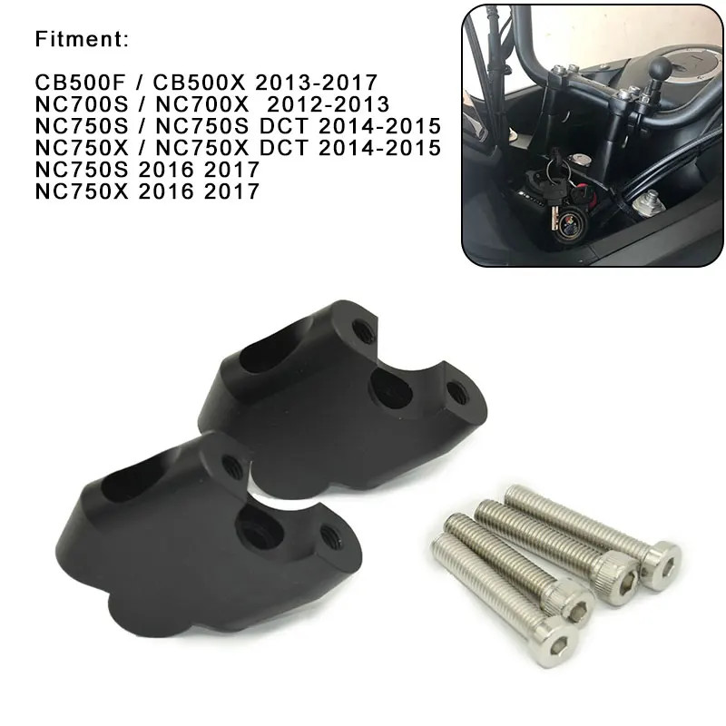 30MM For Honda CB500F CB500X NC700S NC700X NC750S NC750X DCT Motorcycle Modified Handlebar Risers H