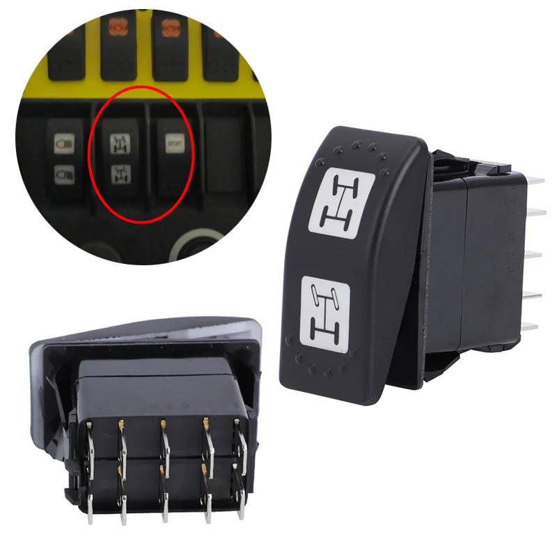 Four Wheel Drive Switch for Can Am Maverick Commander 800 800R 1000 1000R Max 4WD Button Switch 201