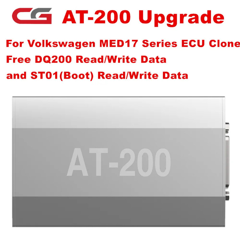 AT-200 Upgrade for Volkswagen MED17 Series ECU Clone AT200 Get Free DQ200 Read/Write Data and ST01(